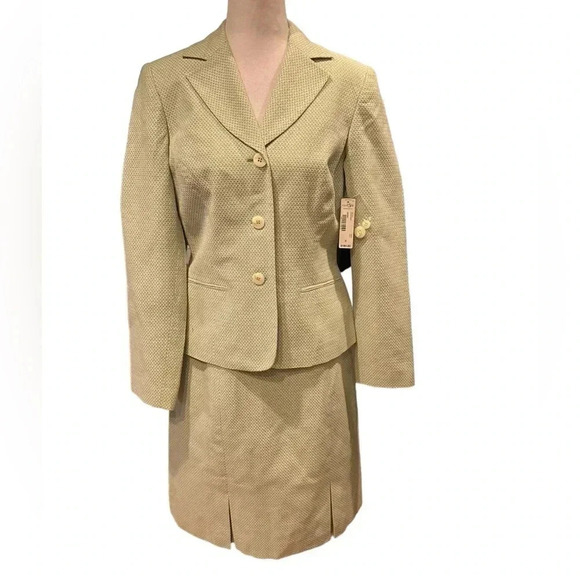 East 5th green/white skirt set(2pcs) size 6 - Picture 3 of 16